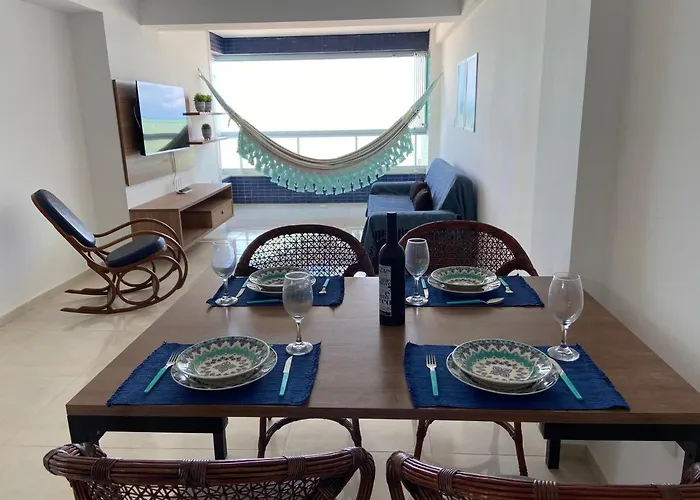 Bela Hospedagem-Flat C/ 2 Suites E Wifi - Pe Na Areia No Bessa