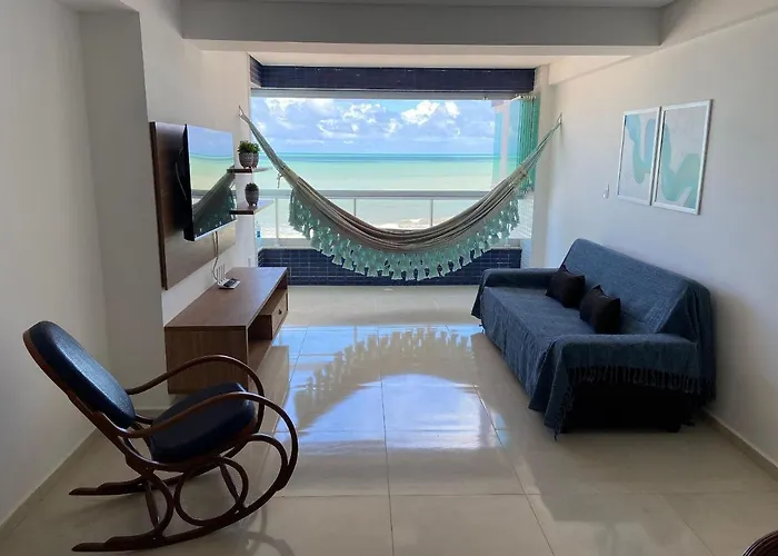 Bela Hospedagem-Flat C/ 2 Suites E Wifi - Pe Na Areia No Bessa